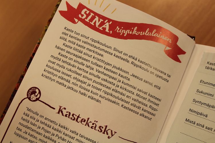 Rippikoulussa tavataan
